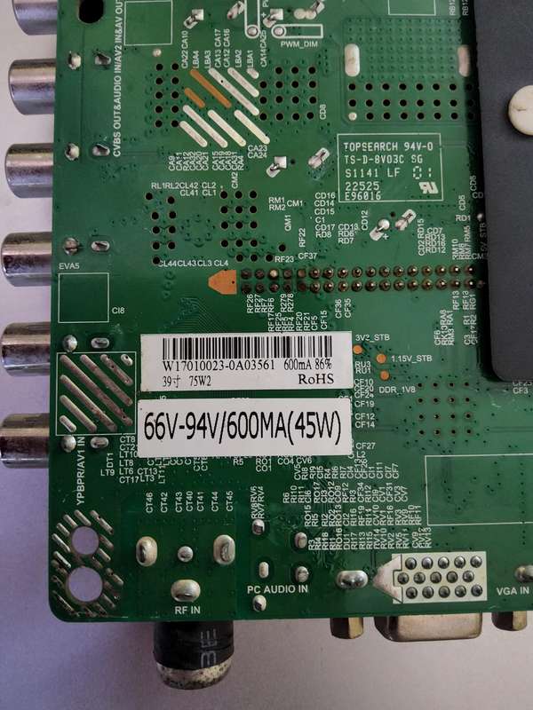 TP.V56.PB801 Combination TV Board Television Main Board
