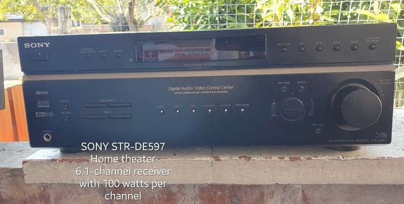 SONY STR-DE597 6 CHANNEL AMPLIFIER  **NOT WORKING**