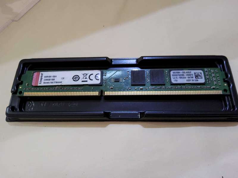 KINGSTON 4GB DDR3 (1333MHZ) Desktop Memory RAM PN: KVR16N11S8/4