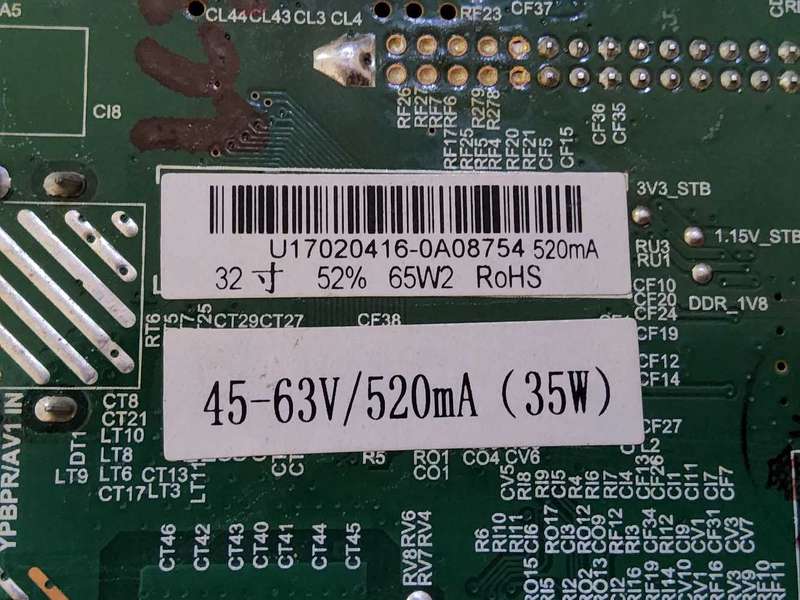 TP.V56.PB801 TV Board Television Main Board 2+2+4 Socket