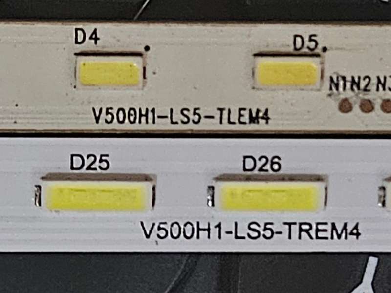 HISENSE 50 inch LED TV EDGELIGHTS V500H1-LS5-TREM4 SINOTEC TV BACKLIGHTS  LED Television Backlights