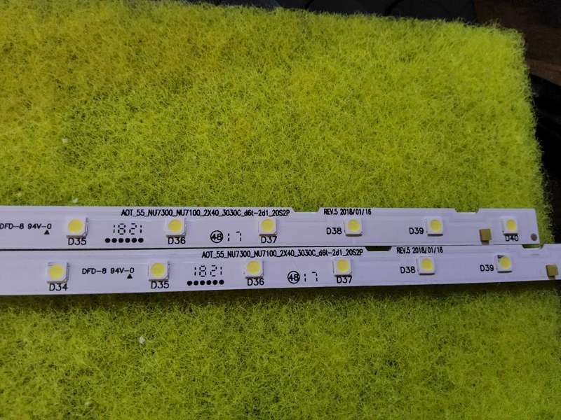 Samsung AOT_55_NU7300_NU7100 BN96-45913A LM41-00566A LED Television Backlights for 55 inch TV