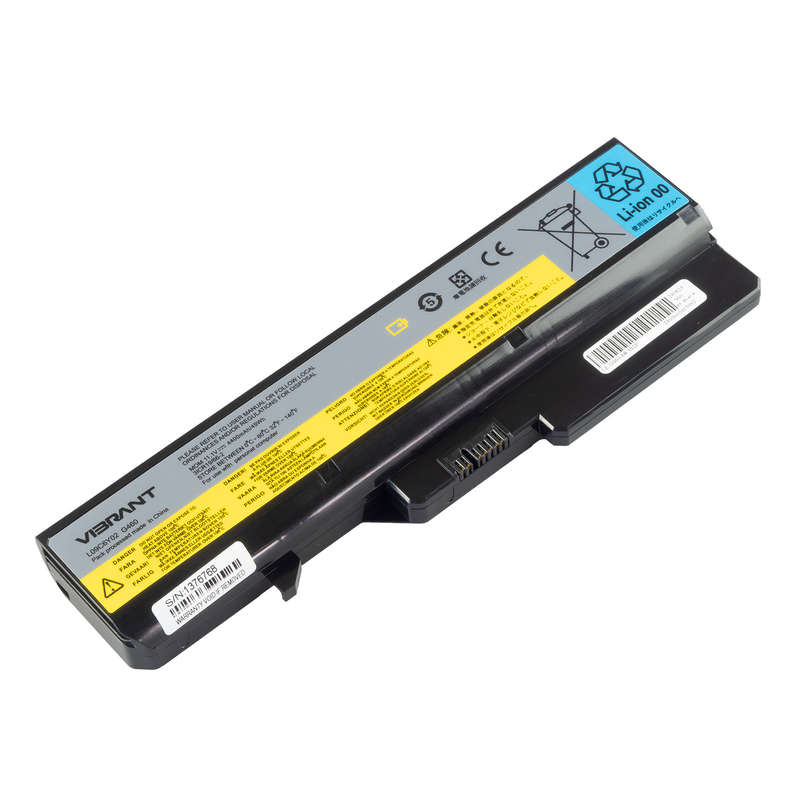 Reliable, long-lasting Vibrant Batteries for Lenovo IdeaPad G470 G560 Z460 Z560 V360 V470 (57Y6454)