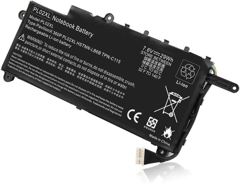 Vibrant battery for HP Pavilion X360 11-n series (P/N 751875-001 PL02XL)