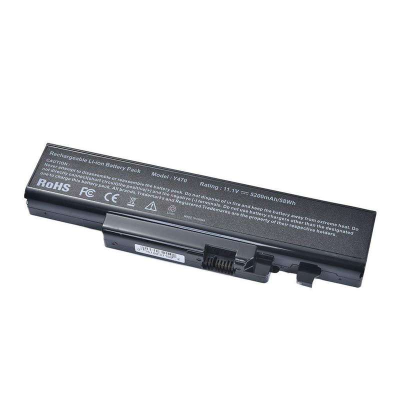 Vibrant battery for Lenovo IdeaPad Y470 Y471 Y570 Y570A (P/N L10S6Y02 L10S6F01 57Y6625)