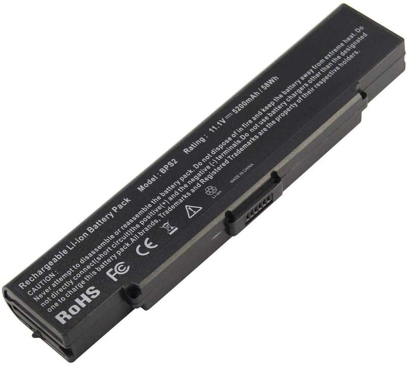 Vibrant battery for Sony VAIO PCG-6P2P VGN-AR170  VGN-FE21 VGN-FE590 VGN-SZ340 (P/N:VGP-BPS2)