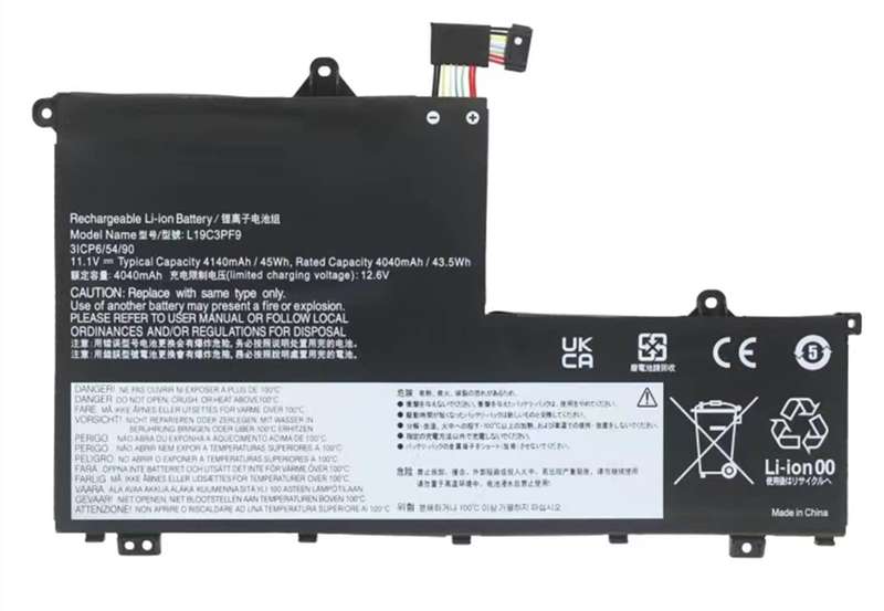 Vibrant battery for Lenovo ThinkBook 14-IIL 14-IML 15-IIL 15-IML (P/N L19M3PF1 L19C3PF1 L19L3PF8)