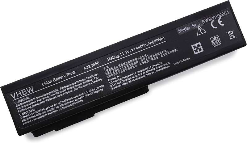 Vibrant battery for ASUS M50 N53Jf N53Jq G50Vt M60 G60 N61Vg (P/N: A33-M50)