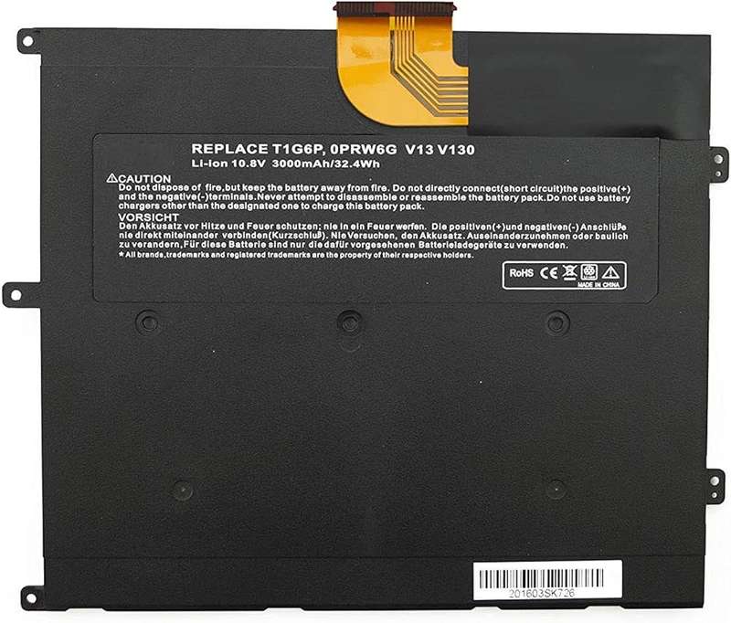 Vibrant battery for Dell Vostro V13 V13z V130 V1300 (P/N: 0449TX 0NTG4J 0PRW6G PRW6G T1G6P)