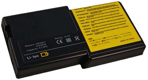 Vibrant battery for IBM ThinkPad R30 R31 (P/N: 02K6821 02K6822 02K6823 02K6824 02K6825 02K6829 02K68