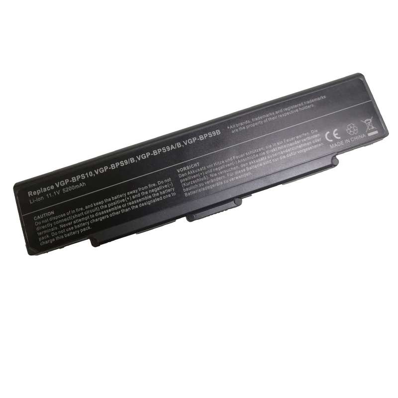 Vibrant battery for Sony VAIO VGN-CR13 VGN-CR21 VGN-CR23 VGN-CR190 (P/N: VGP-BPS9/S VGP-BPS9A/S)
