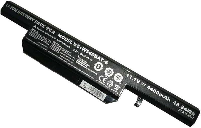 Vibrant battery for Mecer W550SU W550EU (P/N: W540BAT-6 6-87-W540S-4W42)