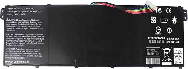 Vibrant battery for Acer Aspire ES1-512 E5-571 E3-111 V3-111 V5-132 (P/N AC14B18J)