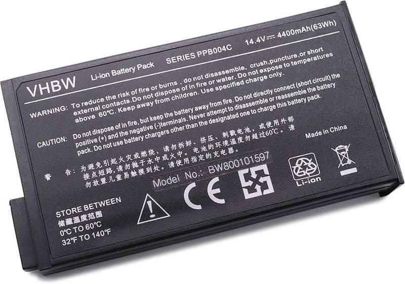 Vibrant battery for HP Compaq NC6000 NC8000 NX5000 (P/N: HSTNN-IB04 PPB004A 280207-001)