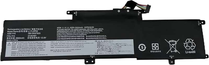Reliable, long-lasting Vibrant Batteries for Lenovo ThinkPad L380 Yoga Type 20M7(L17L3P53)