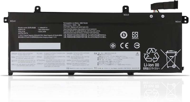 Vibrant battery for Lenovo ThinkPad T490 T14 Gen 1 Gen 2 (P/N L18M3P74 L18L3P73 L18C3P72)