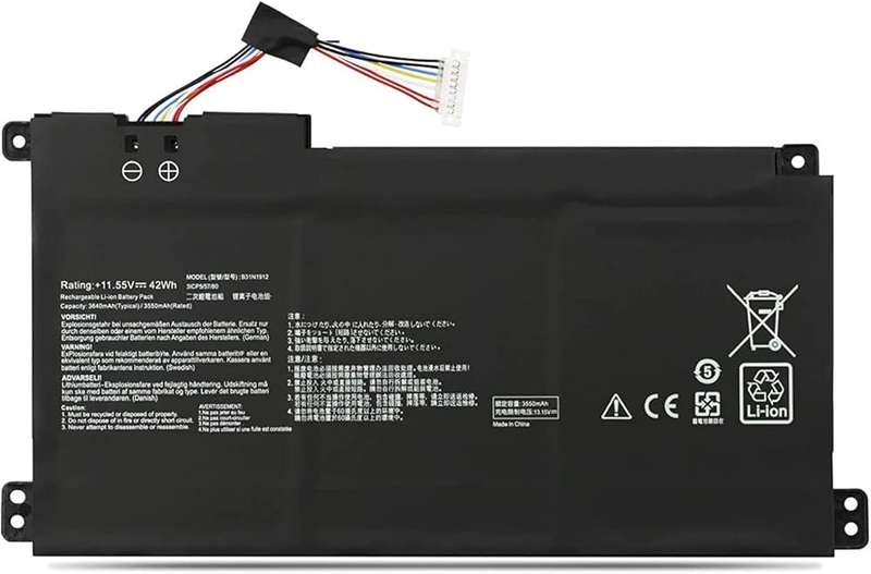 Reliable,long-lasting Vibrant Battery for ASUS E410M E410MA E510M E510MA(P/N C31N1912)
