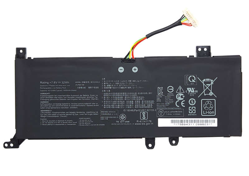 Reliable,long-lasting Vibrant Battery for ASUS VivoBook 15 X512UA F512FB A512FA VivoBook 17 X712FA