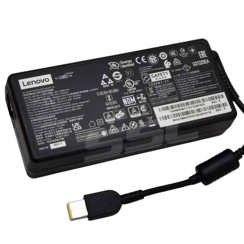 Vibrant adaptor for Lenovo IdeaPad Y50 (P/N: 45N0361 45N0362 ADL135NDC3A 36200314)