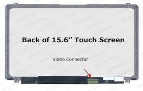 15.6" WXGA Screen - 40-Pin eDP Bottom-Right Connector - Built-in Touch Digitizer - Glossy Surface