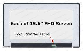 15.6" FHD LCD Screen - IPS Panel - Matte Surface - 30-Pin eDP1.2 Bottom-Right Connector