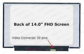 14.0" FHD LCD Screen - IPS - 30-Pin eDP Bottom-Right Connector - No Mounting Brackets