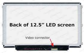 12.5" WXGA LCD Screen - 30-Pin eDP Bottom-Right Cnnector