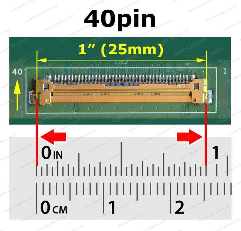 14.0" 2.8K OLED Screen - 40-Pin eDP Bottom-Right Connector Socket - No Mounting Bracket