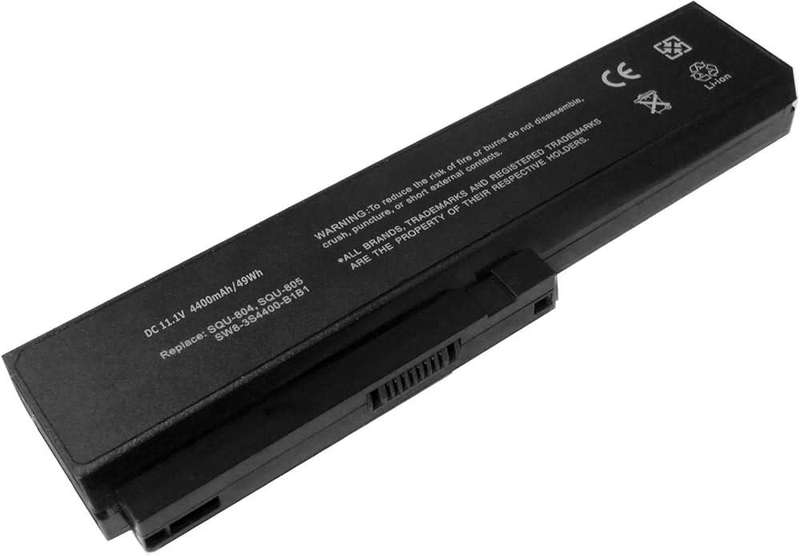 Vibrant battery for Mecer Xpression TW8 Gigabyte W476 W576 (P/N: SQU-804 SQU-805 916C7830F 916T7820F
