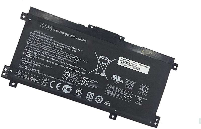 Vibrant battery for HP Envy 17m 17m-AE0XX (P/N LK03XL HSTNN-UB7I 916814-855)