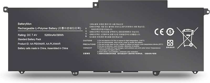 Vibrant battery for Samsung NP900X3C NP900X4D (P/N: AA-PLXN4AR)