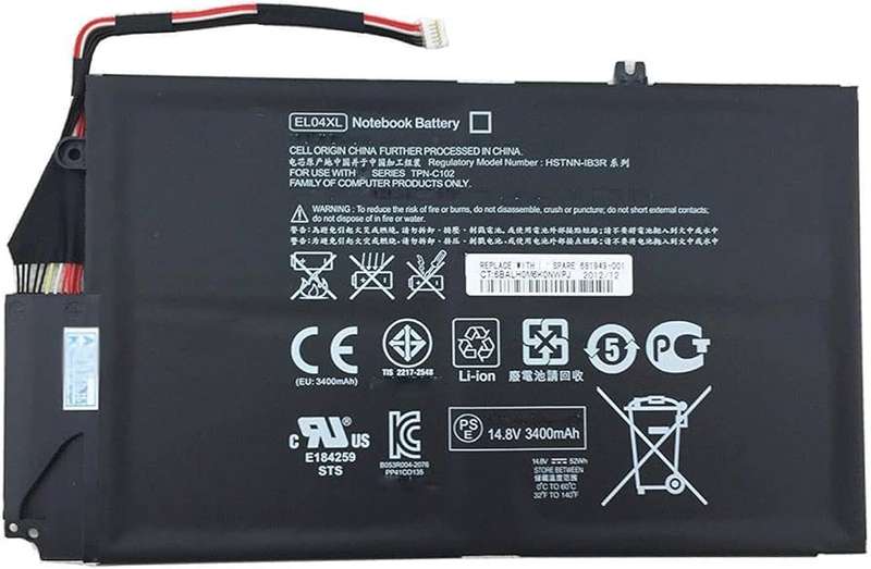Reliable,long-lasting Vibrant battery for HP Envy TouchSmart 4-1000(P\N EL04XL)
