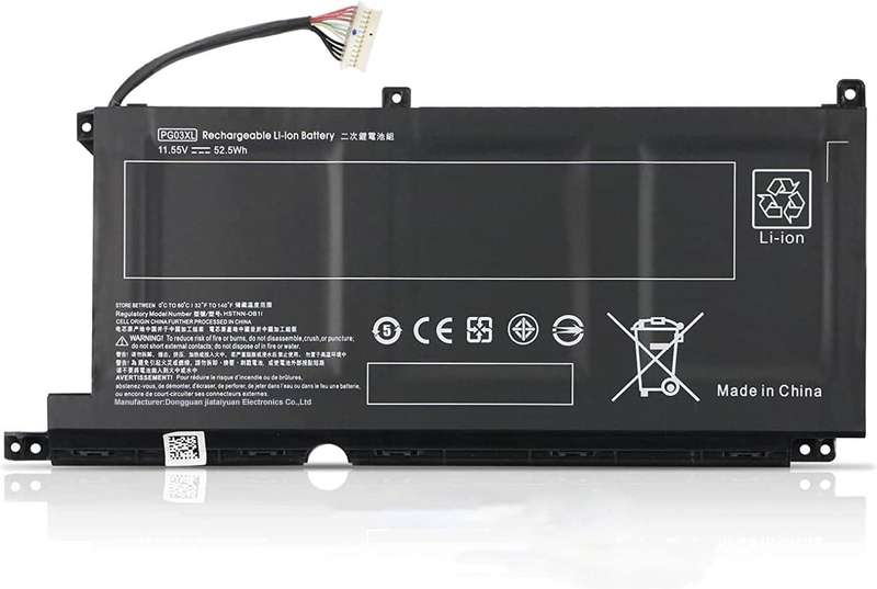 Vibrant battery for HP 15-dk0021tx 15-ec1014ax 16-a0003tx (P/N PG03XL L48495-005)