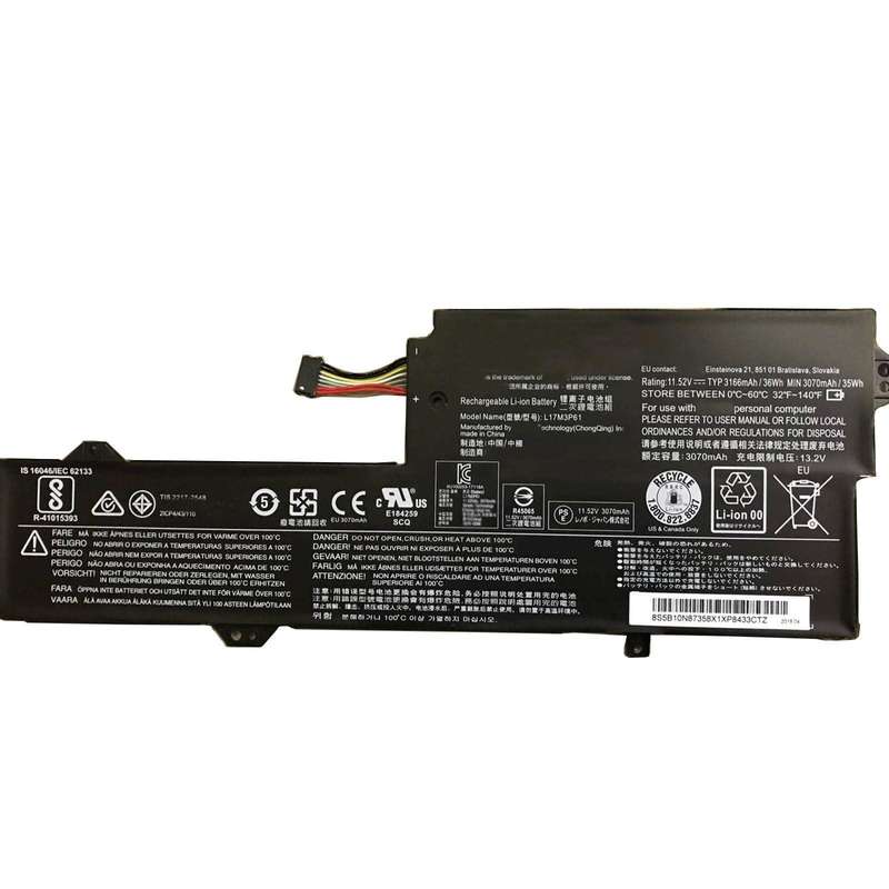 Vibrant battery for Lenovo Yoga 720-12IKB 330-11IGM IdeaPad 320 (P/N L17L3P61 L17M3P61)