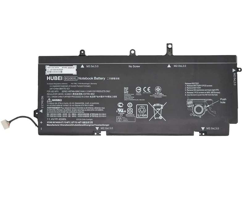 Vibrant battery for HP EliteBook Folio 1040 G3 (P/N BG06XL HSTNN-IB6Z )