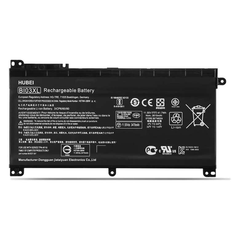 Reliable, long-lasting Vibrant Batteries for HP Pavilion X360 M3-U Stream 14-AX Series (P/N: BI03XL)