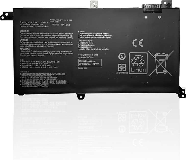 Vibrant battery for ASUS VivoBook S15 S510UA S510UQ X510UA X510UF (P/N B31N1637)