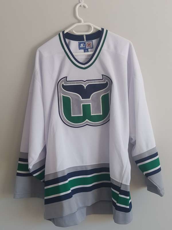 NHL ice hockey authentic jersey Harfort Whalers
