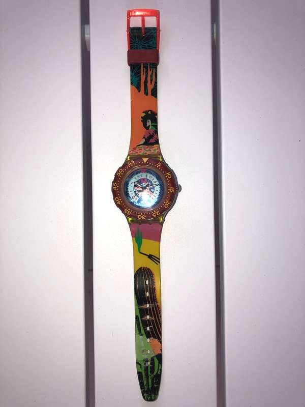 Vintage 'Dive in the Coral Reef' Swatch watch