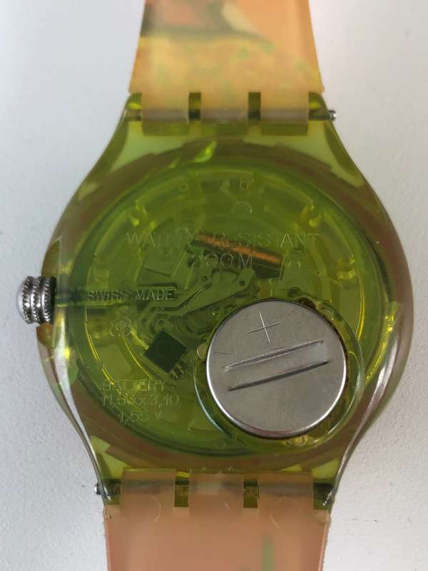 Vintage 'Dive in the Coral Reef' Swatch watch