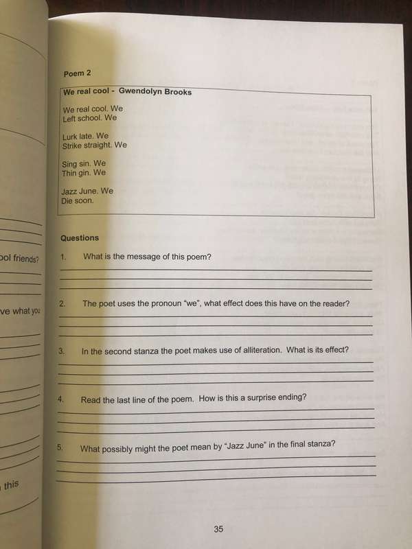 Grade 9 - Explore English Language, Poetry and Transactional Writing