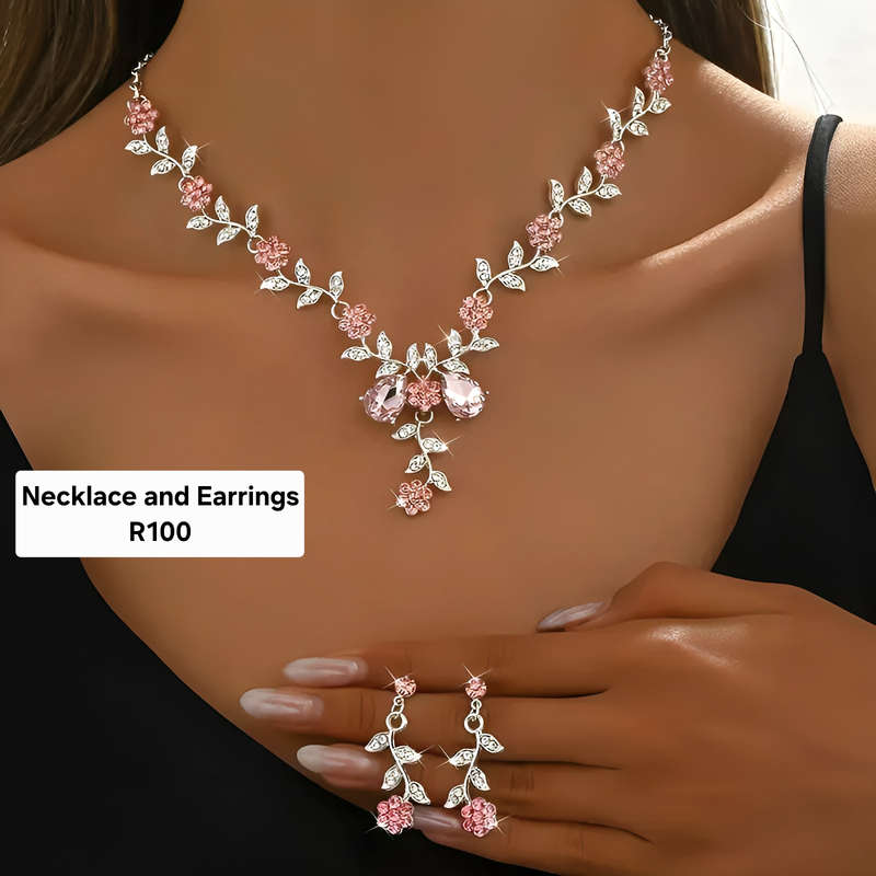 Necklace and Earrings