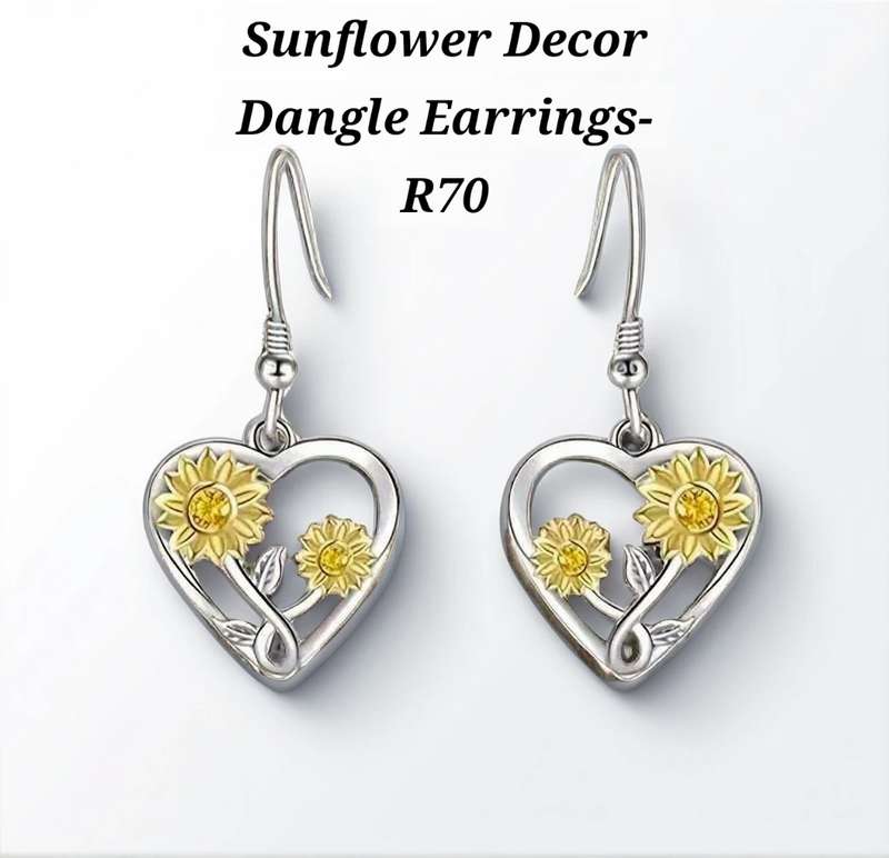 Sunflower Dangle Earrings