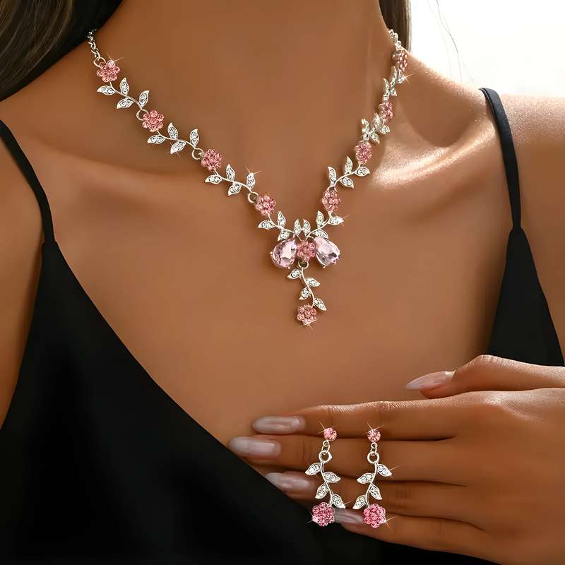 Necklace and Earrings