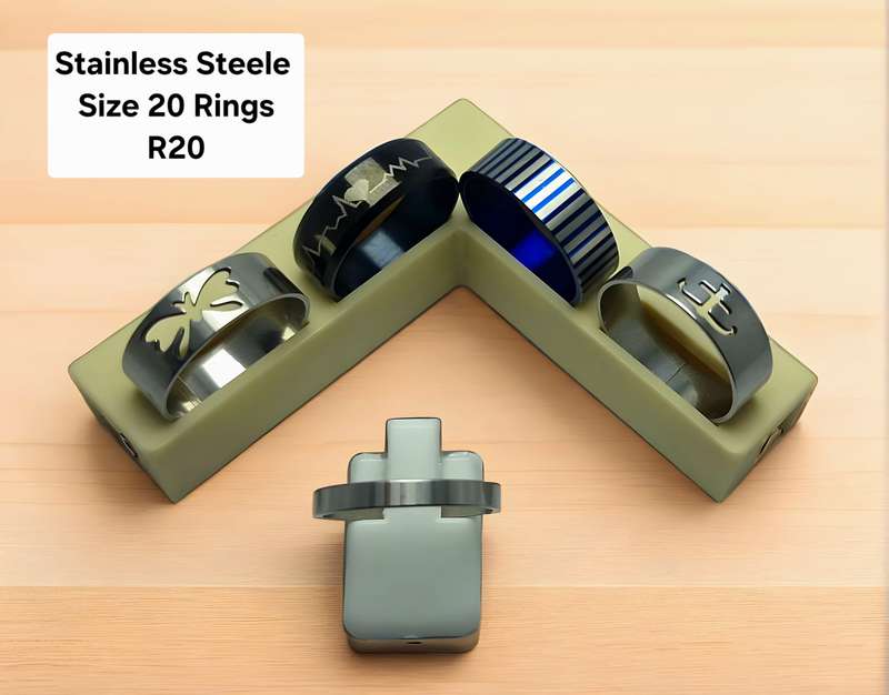 Stainless Steele Size 20 Rings