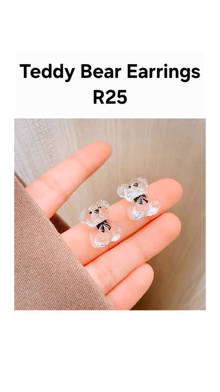 Teddy Bear Earrings