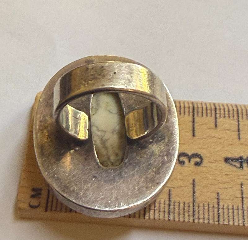 Big Sterling silver heavy ring