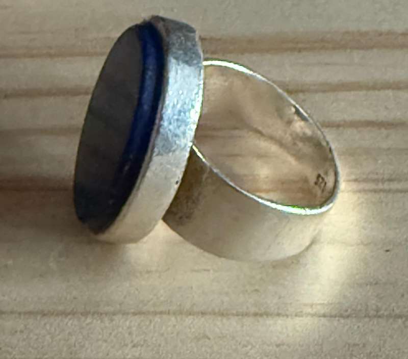 Sterling silver Lapis lazuli ring