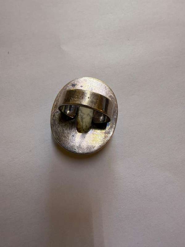Big Sterling silver heavy ring