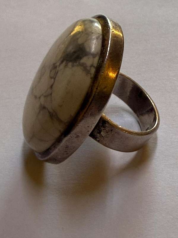 Big Sterling silver heavy ring